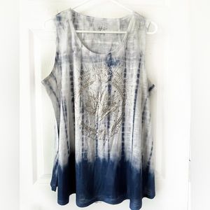 Style & Co‎  Blue Women’s Tan Top Sz XL